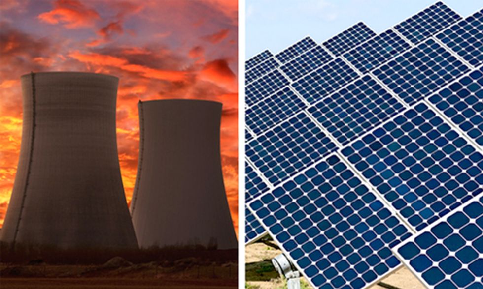 Nukes Fade As Wind and Solar Soar