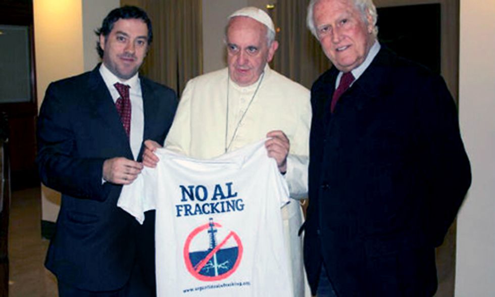 Pope Francis Says No to Fracking