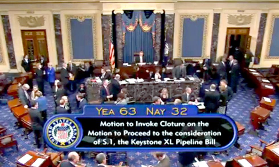 Senate Votes to Proceed on Keystone XL Pipeline Bill