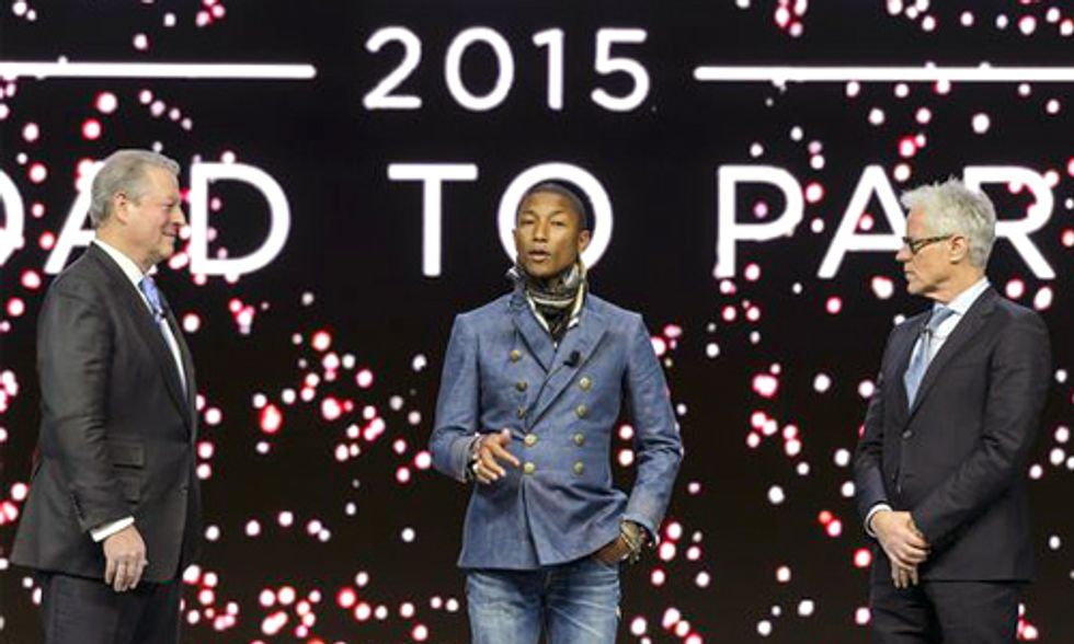 Pharrell and Al Gore Announce 'Live Earth Road to Paris'