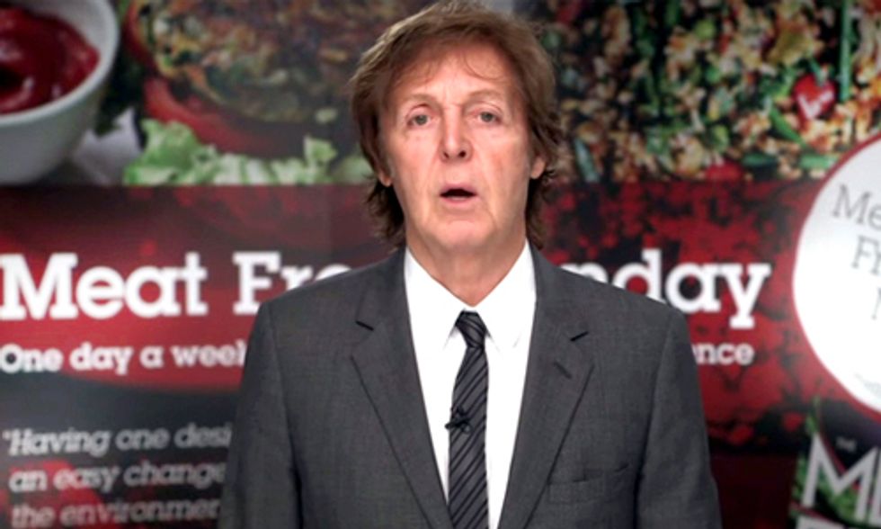 Paul McCartney, Mario Batali Urge NYC to Adopt 'Meatless Monday' Resolution