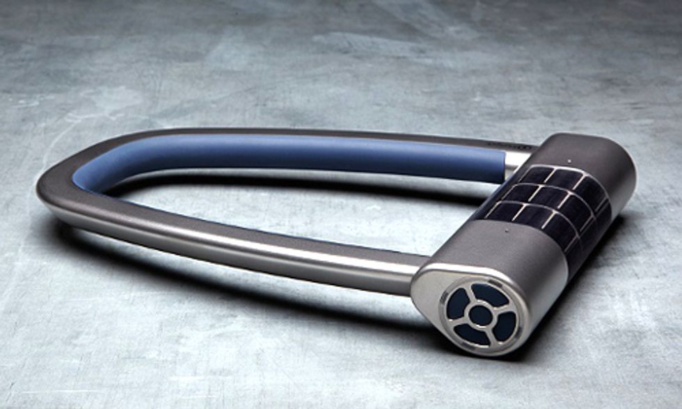 World's First Solar-Powered Lock Protects You and Your Bike