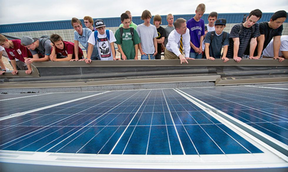 Parents, Teachers and Students Ask School Districts to Go 100% Renewable Energy