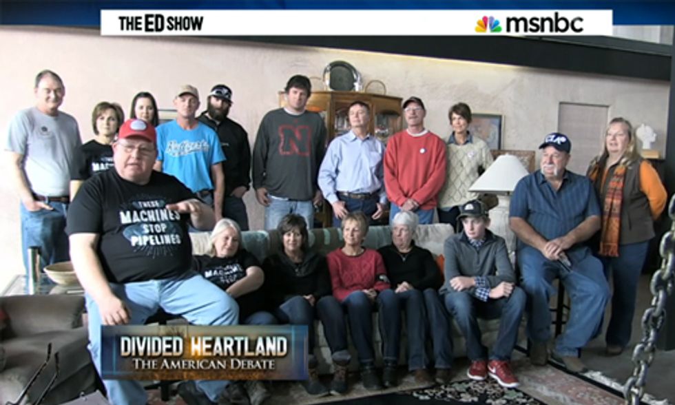 Pipeline Posse Tells Ed Schultz: 'It's Not About the Money, It's About the Future Generations'