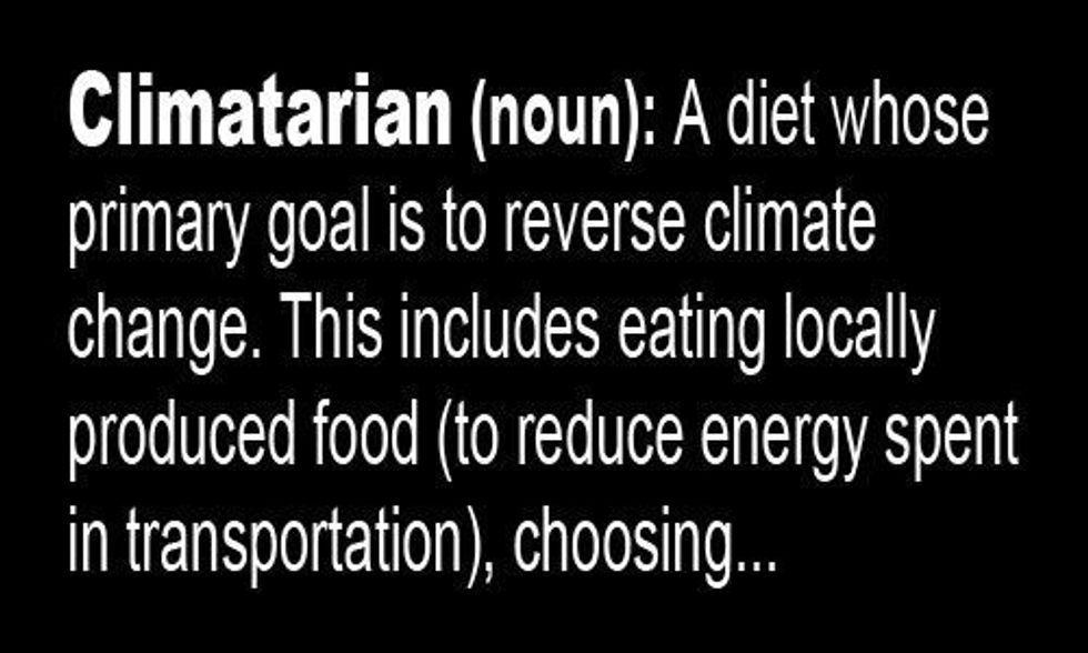 'Climatarian' Makes New York Times List of Top New Food Words for 2015