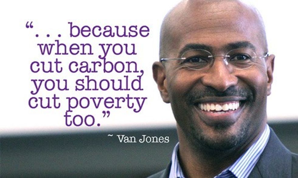 Van Jones: 'When You Cut Carbon, You Should Cut Poverty Too'