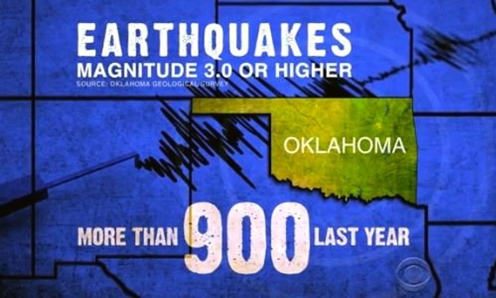 12 Earthquakes Hit Frack-Happy Oklahoma in Less Than a Week