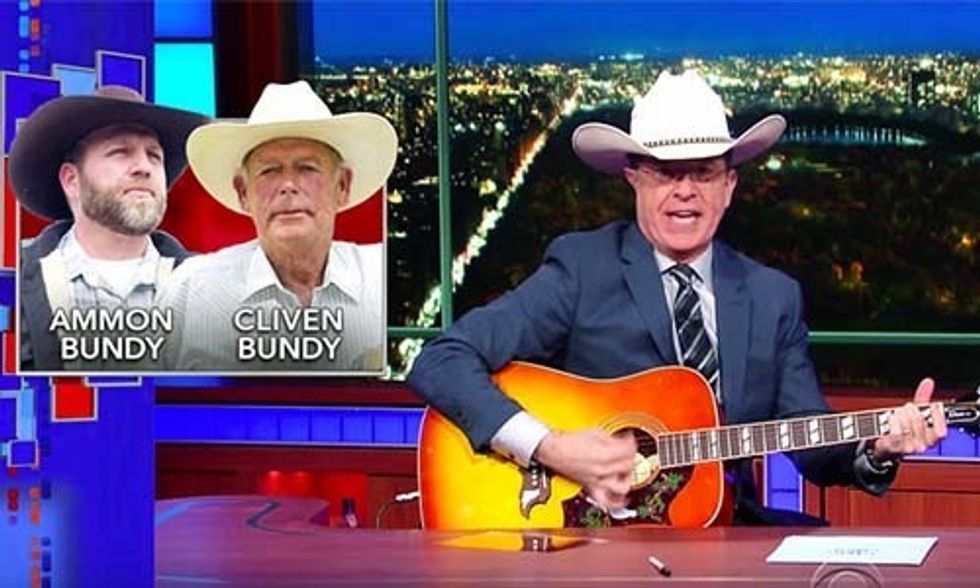 Colbert's Takedown of the Oregon Militia Men