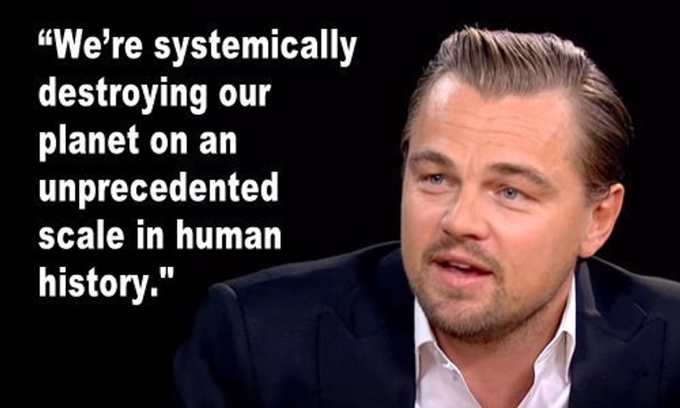 Leonardo DiCaprio: 'Revenant' Drove Home Need to Take Climate Action