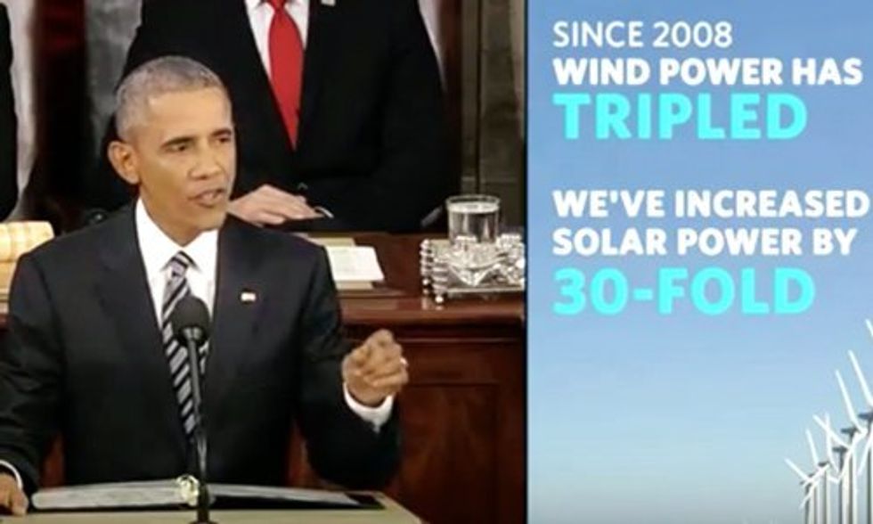 Obama to Climate Deniers in SOTU: Go Ahead 'Dispute the Science', But 'You'll Be Pretty Lonely'
