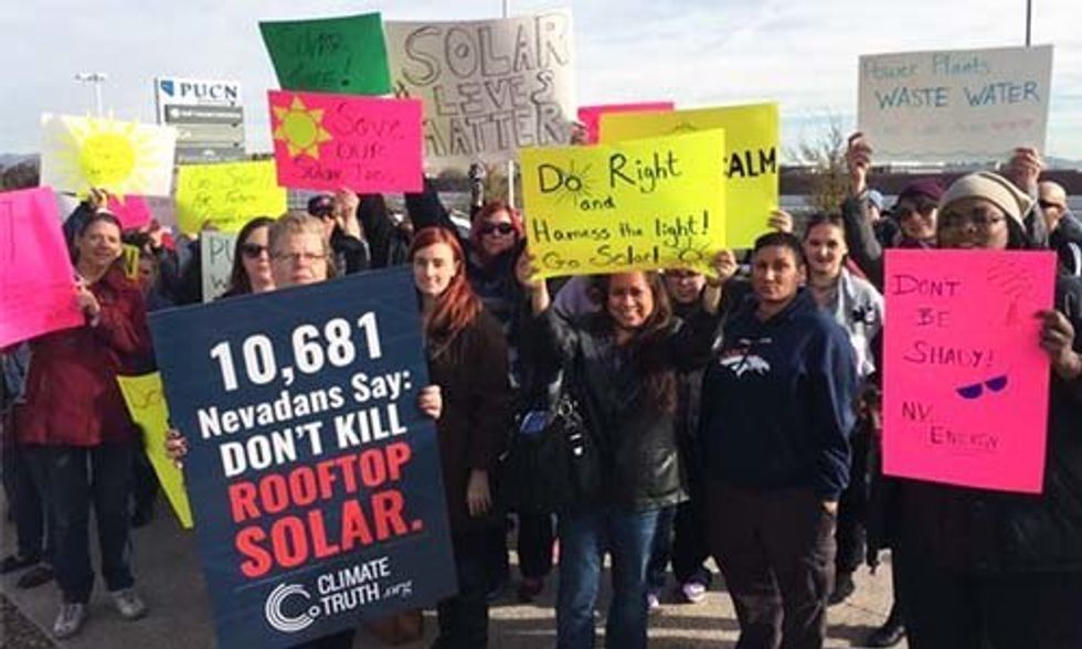 Solar Energy Fight Heats Up in Nevada