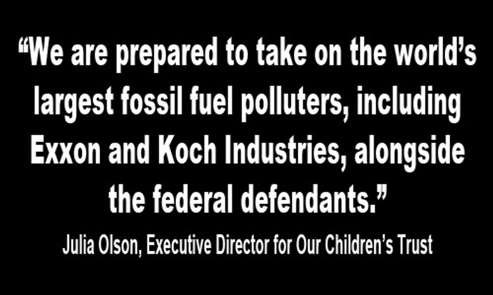 Fossil Fuel Industry Granted Defendant Status in Youths’ Landmark Climate Lawsuit
