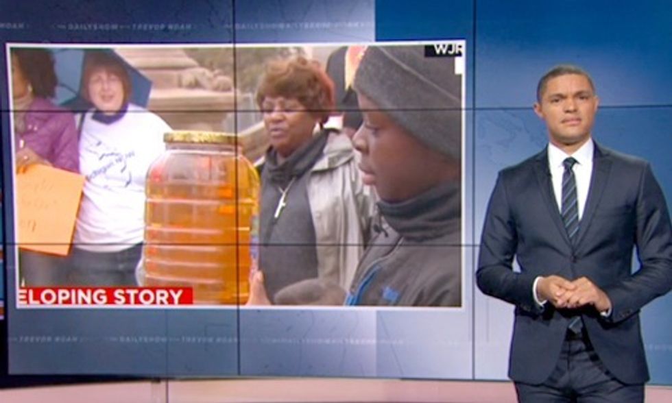 Trevor Noah on Flint Water Crisis: 'If Water Is Browner Than Me, I Don't Drink It'