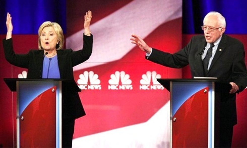 Sparks Fly Between Clinton and Sanders During Dem Debate