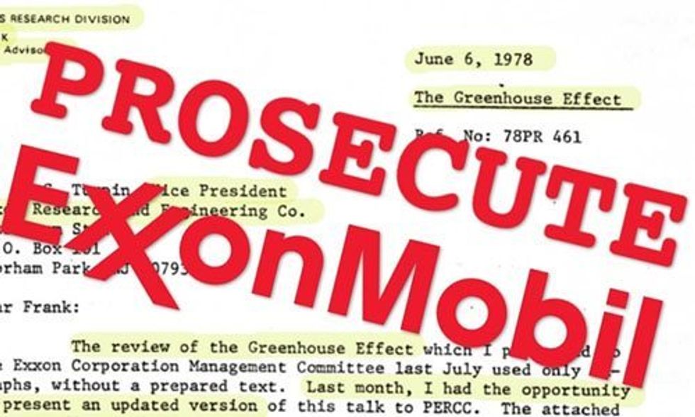 California to Investigate Exxon on Climate Cover-Up