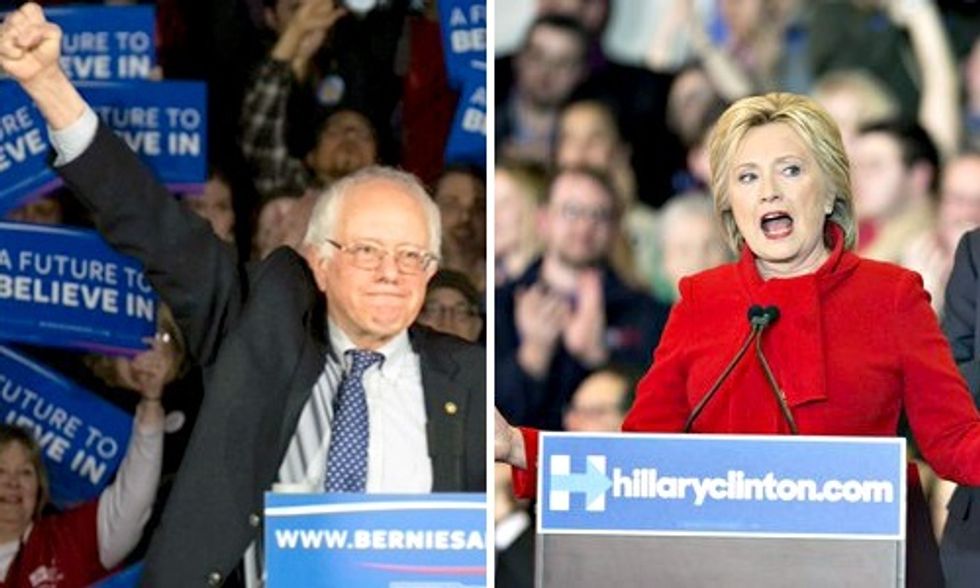 Bernie Sanders and Hillary Clinton Make History in Virtual Tie in Iowa