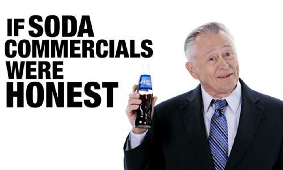 This Is What a Soda Commercial Would Look Like If They Were Telling the Truth