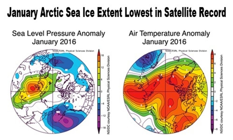 Arctic Sea Ice Levels Hit Record Low After Unusually Warm January