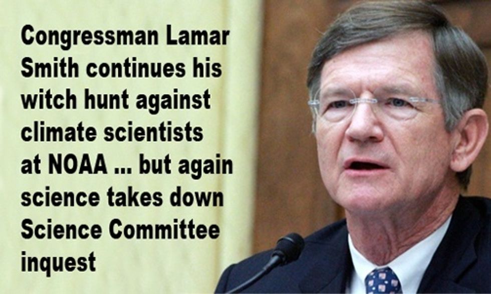 Witch Hunt Continues Against Climate Scientists at NOAA