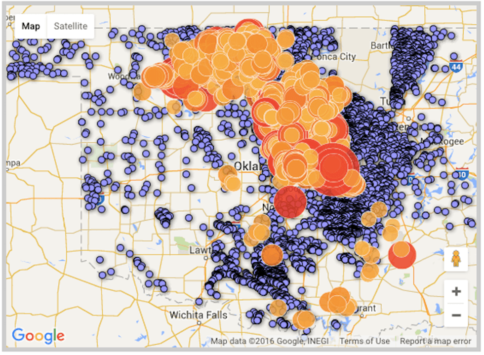 Largest earthquake oklahoma