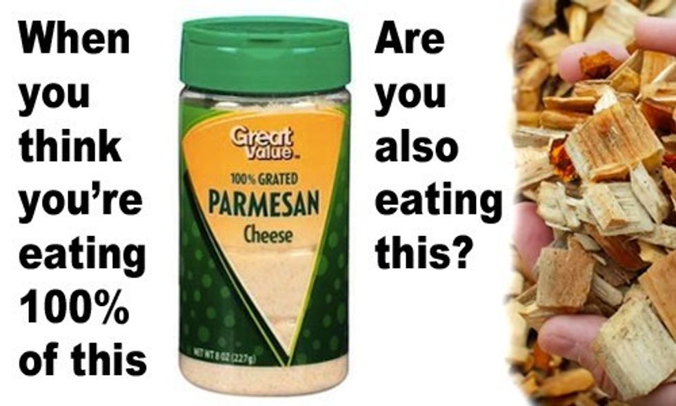 Wal-Mart, Kraft Sued Over Selling Parmesan Cheese With Wood Pulp Filler