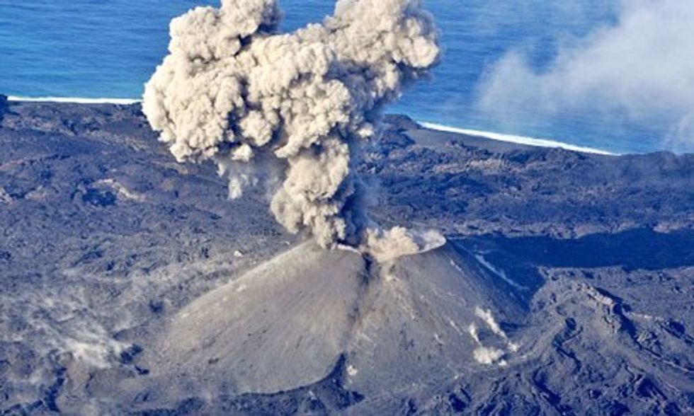 Volcano Grows New Island Off Japanese Coast