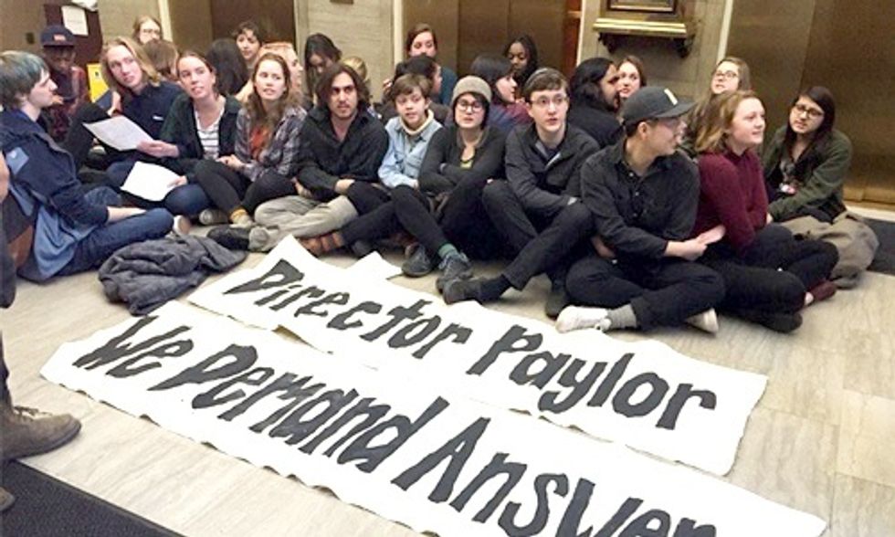 35 Students Occupy DEQ Lobby Demanding Investigation of Illegal Coal Ash Dumping