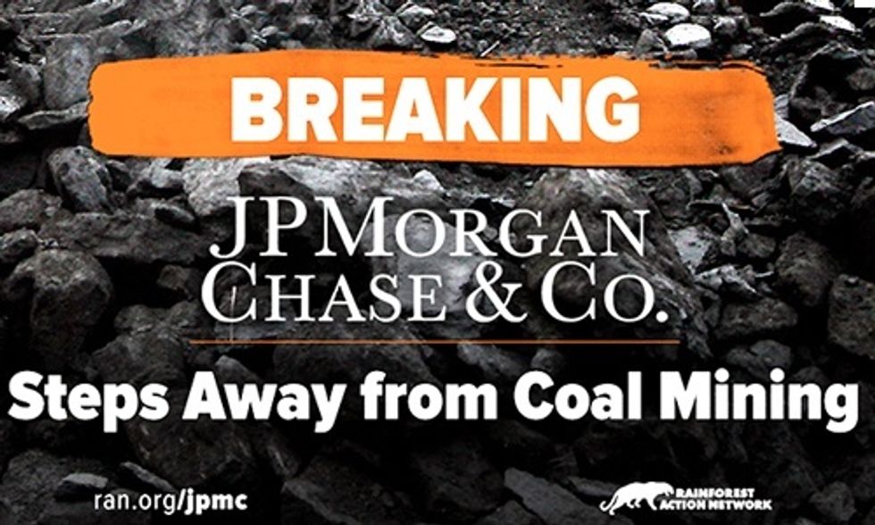 JPMorgan Becomes Latest Big Bank to Ditch Coal