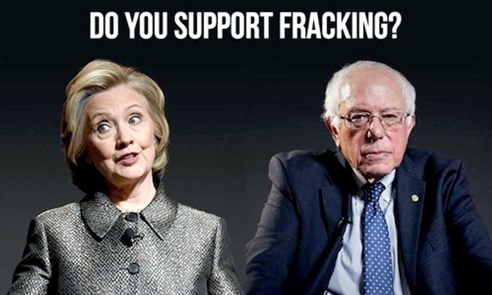 Democratic Debate Brings Anti-Fracking Movement to Center Stage