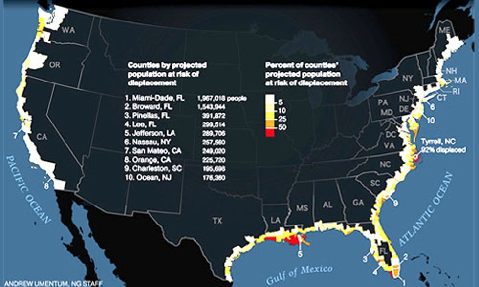 13 Million Americans at Risk From Rising Seas