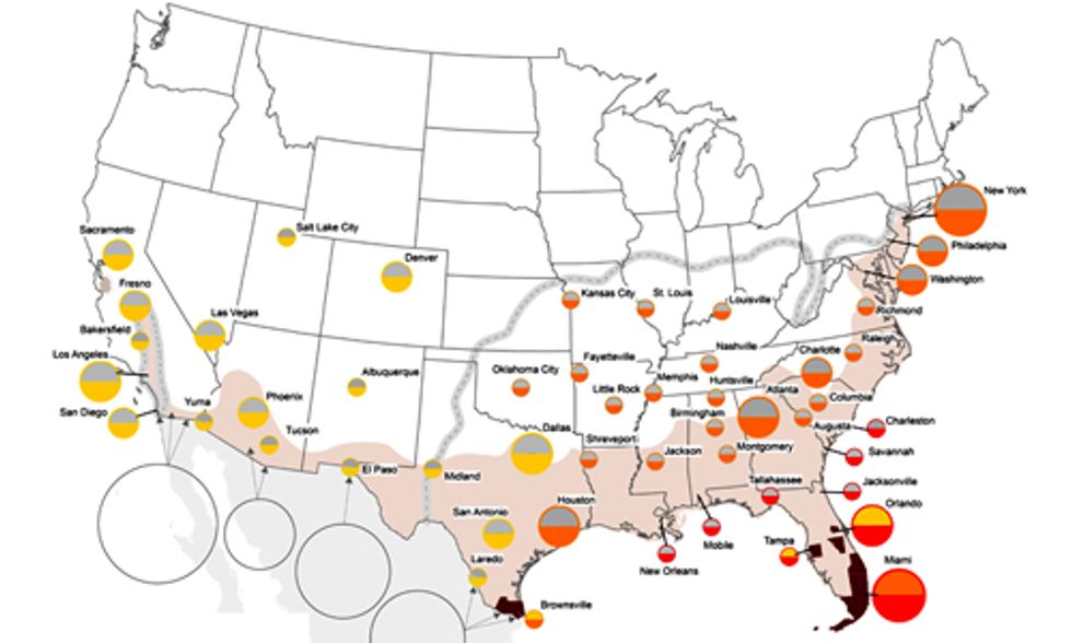 Cities Most at Risk for Zika With Warmer-Than-Average Summer Forecasted