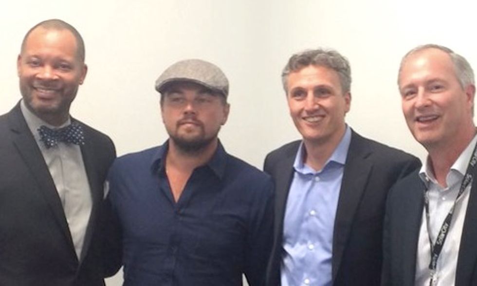 Musk, DiCaprio and Rive Talk the Future of Solar at Tesla Gigafactory