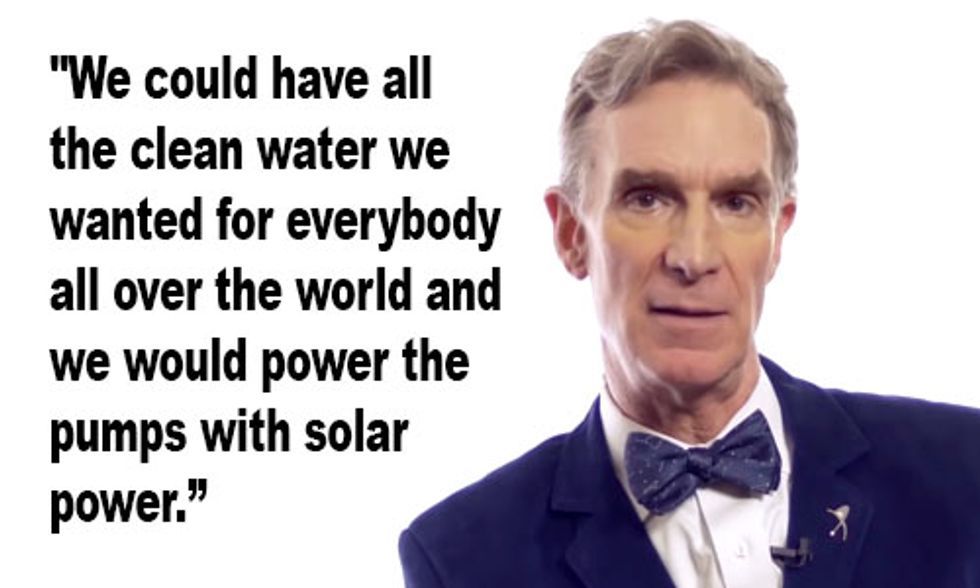 Bill Nye: Solar-Powered Desalination 'Could Be Key to the Future'