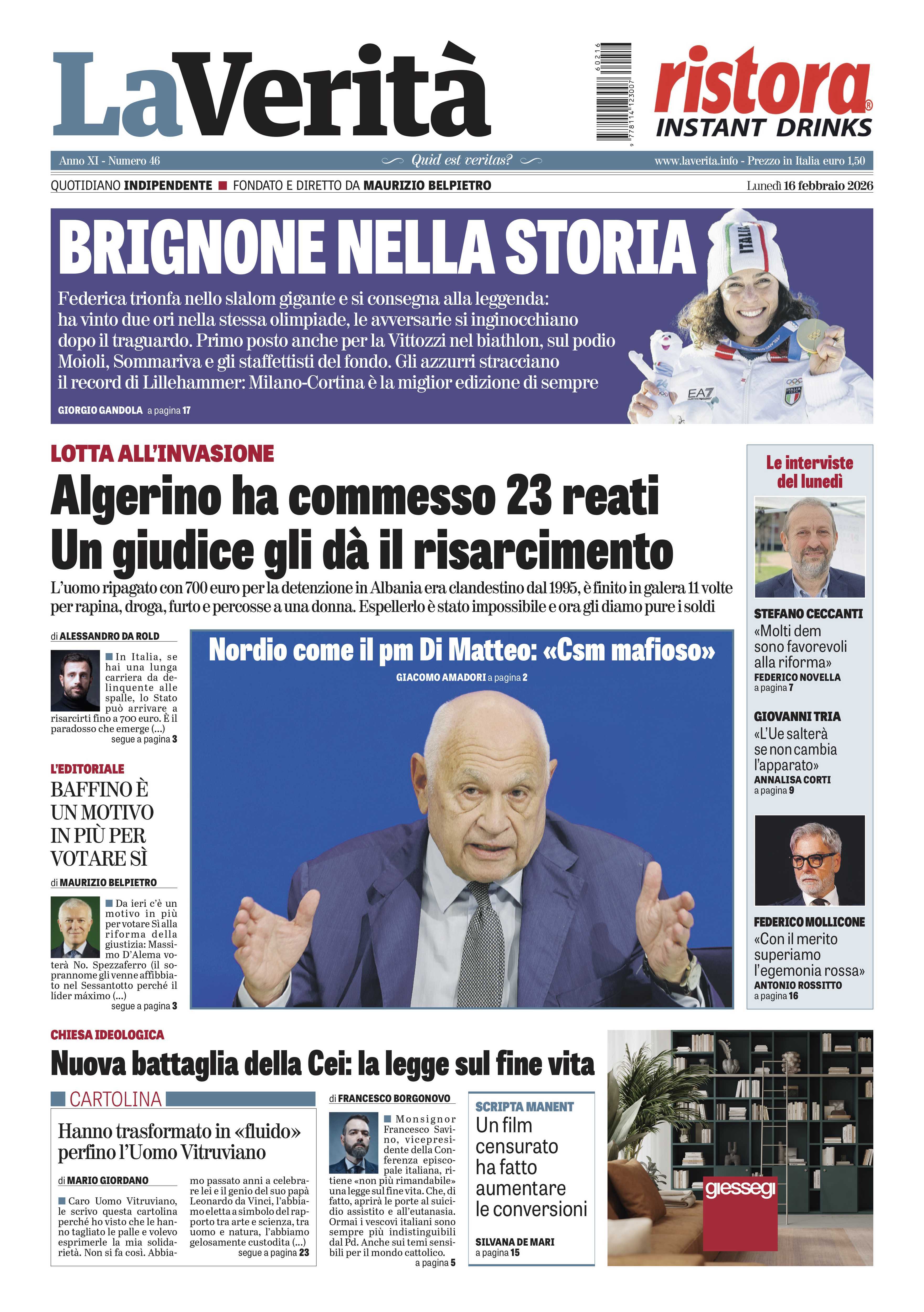 Oggi in edicola