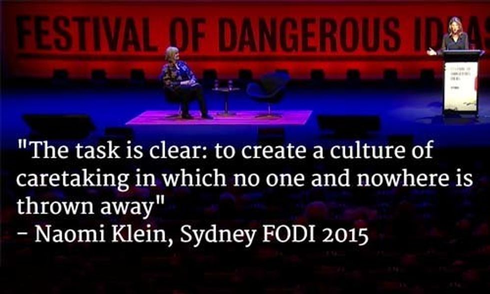 Naomi Klein: 'Toxic Ideology of Market Fundamentalism' Is to Blame for the 'Degradation of the Planetary System'