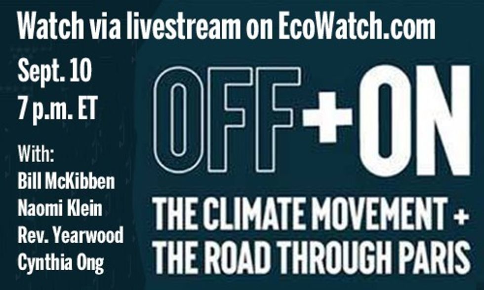 Watch Livestream: Bill McKibben and Naomi Klein Headline 'Off and On' Climate Event
