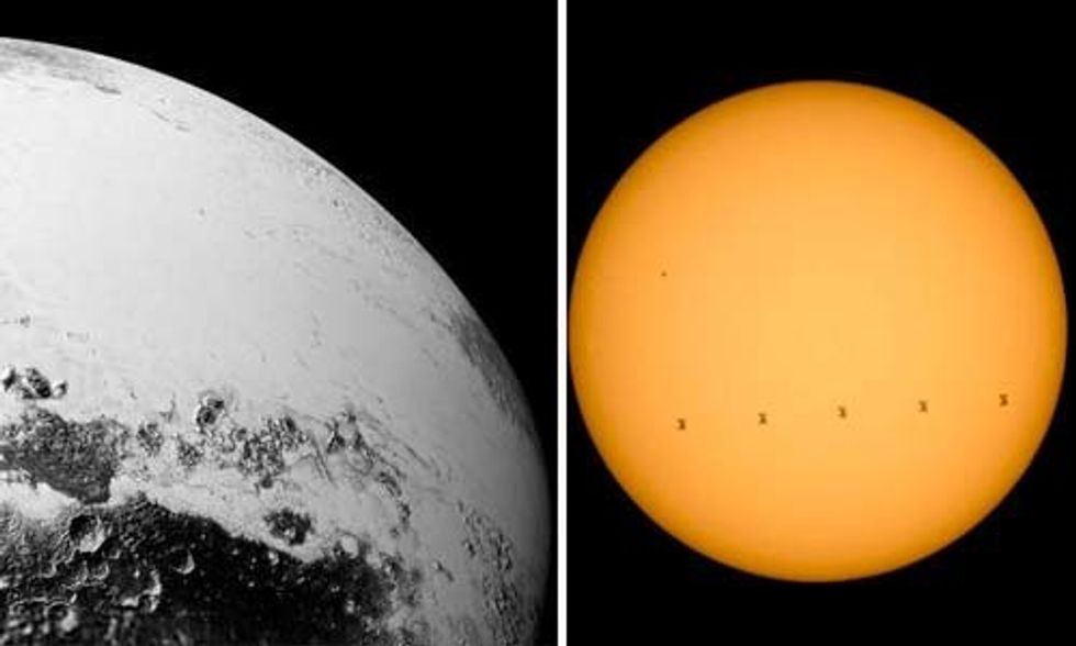 Stunning NASA Photos Reveal Sun, Moon and Pluto Up Close