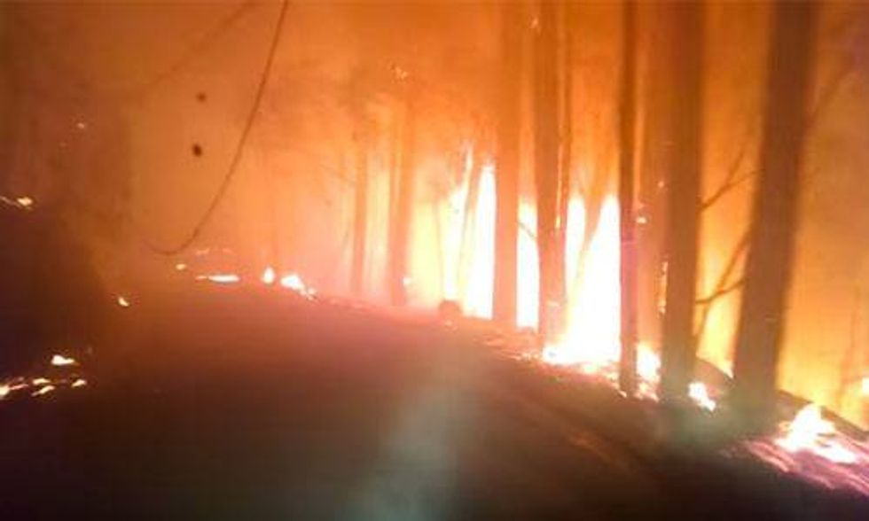 California 'Firestorm' Scorched Area Twice the Size of Manhattan in 24 Hours