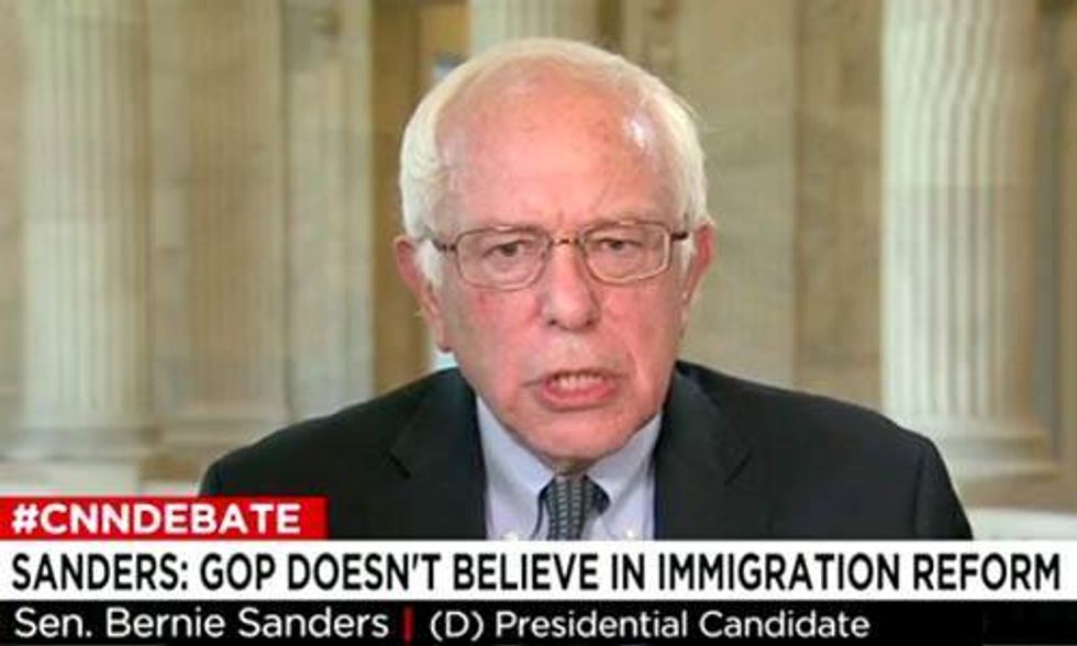 Bernie Sanders Slams GOP for Ignoring 'Planetary Crisis' of Climate Change