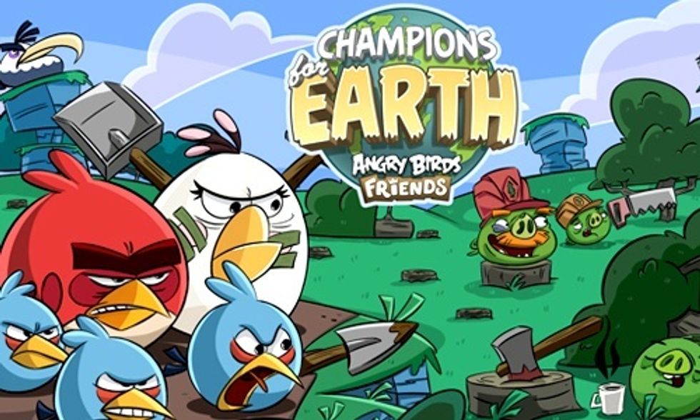 Angry Birds Takes on Climate Change