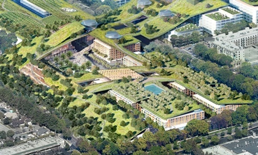World's Largest Green Roof to Sit on Top of Dying California Mall