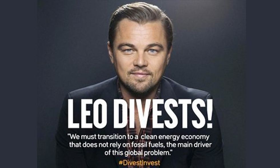 Leonardo DiCaprio Pledges to Divest From Fossil Fuels as Movement Grows 50-Fold in One Year