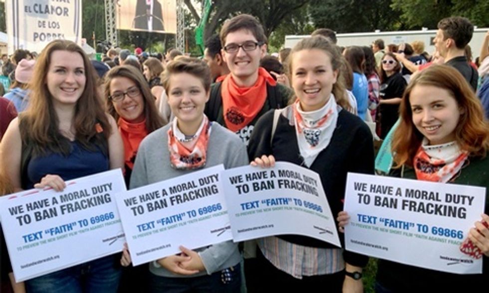 Faith Leaders Speak Out Against Fracking Amid Pope Francis' Visit to U.S.