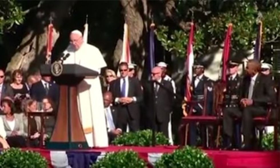 Obama, Sanders, Kennedy Praise Pope's Call to Action on Climate Change
