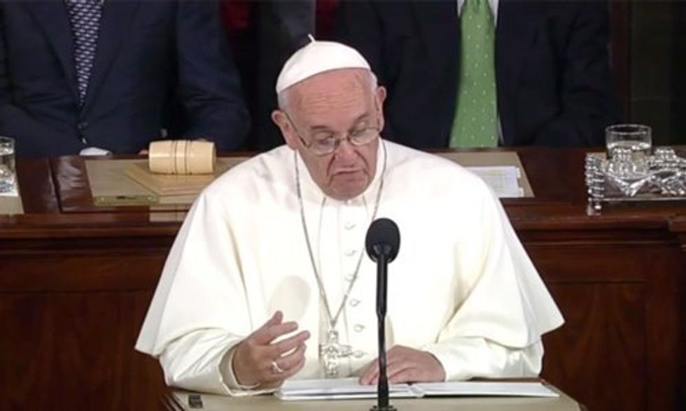 WATCH LIVE: Pope Francis Addresses Congress