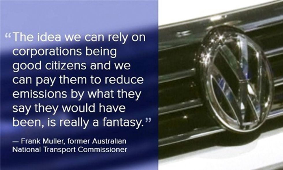 VW Deception Not an Isolated Case and Not Just the Auto Industry