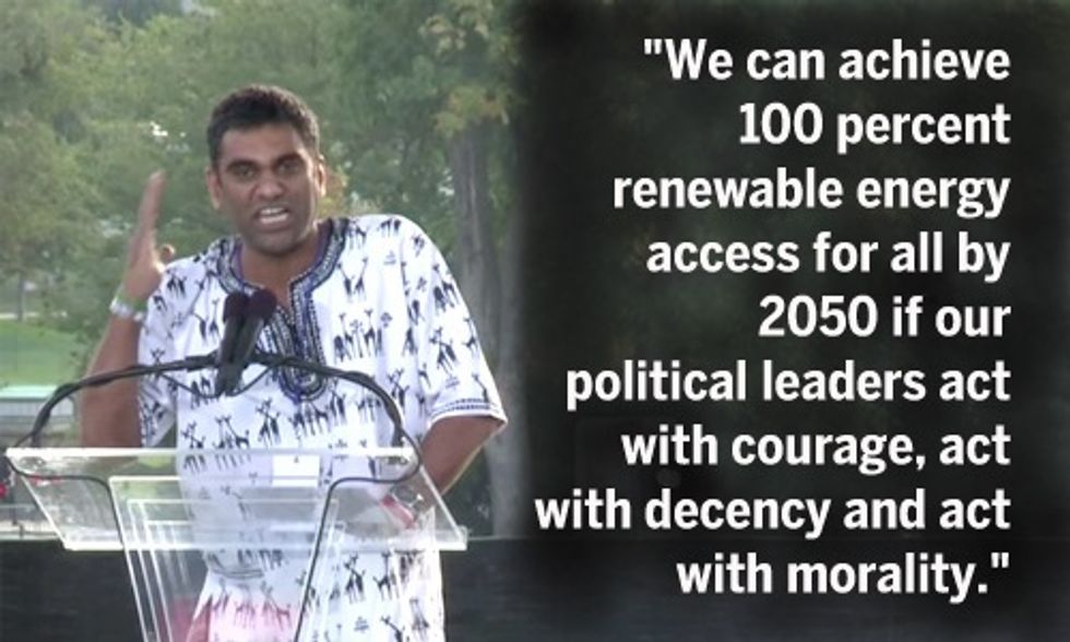 Kumi Naidoo: 'We Stand 100% With the Pope' and His Call to Climate Action