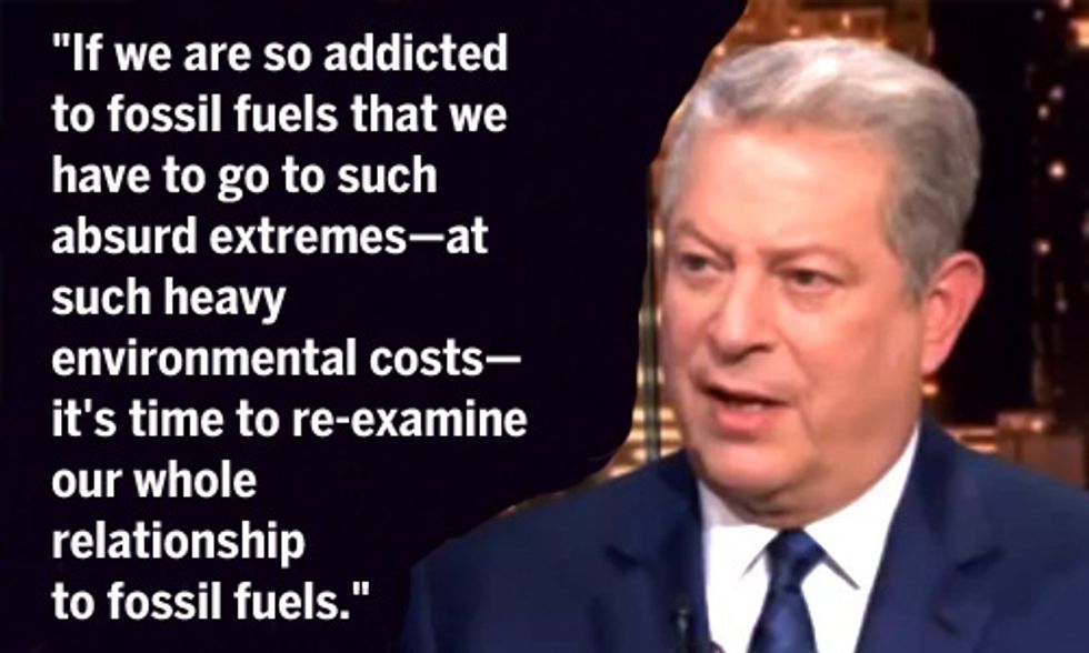 Al Gore Blasts GOP Climate Deniers, Thom Hartmann Says Throw Them in Jail