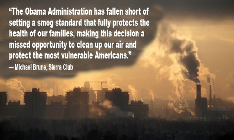 Obama’s Updated Smog Standard: A Missed Opportunity