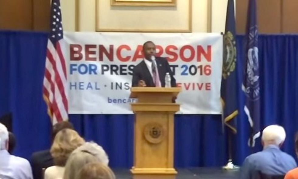 Ben Carson Says He Doesn't Believe in Climate Change or Evolution